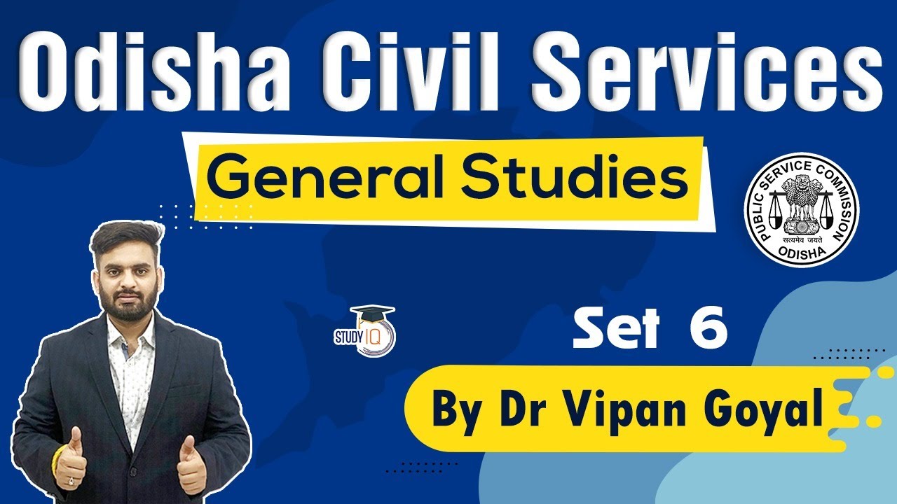 OPSC 2021- General Studies MCQs by Dr Vipan Goyal Set 6l OPSC Civil Services Recruitment 2021 #OPSC​