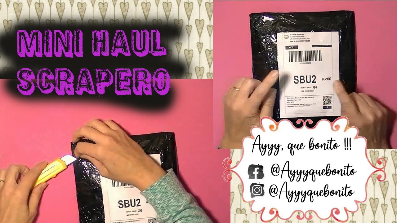 Haul de compras scrapero