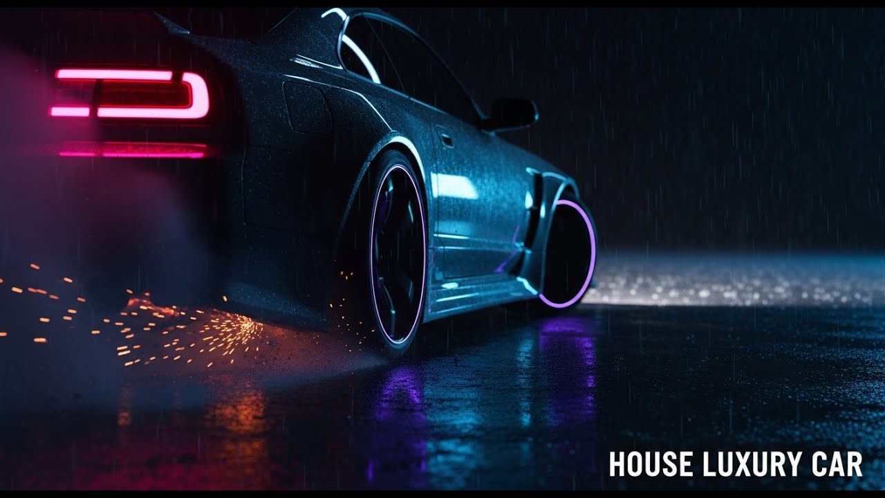 Lexus LC500 Midnight Cruise ✨ | EDM House Luxury Drive