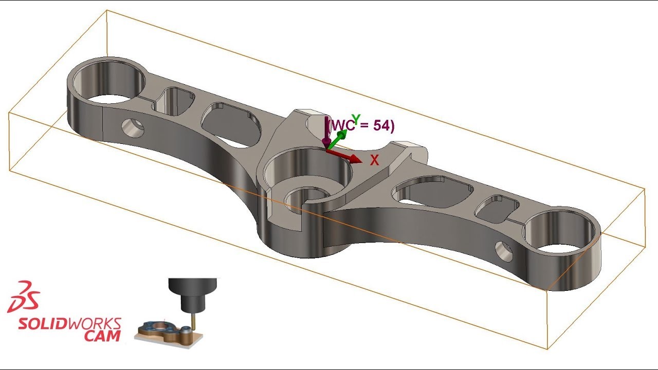 SolidWorks CAM- Programación básica en fresado 2.5 ejes. (Parte l)