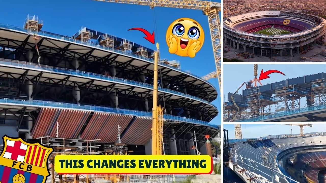 Camp Nou Construction Reaches a New Phase | Massive Structural Progress