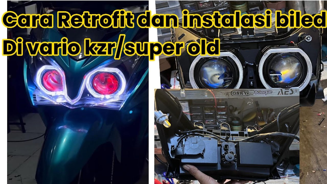 cara pasang biled aes turbo 2,5in vario 125 kzr