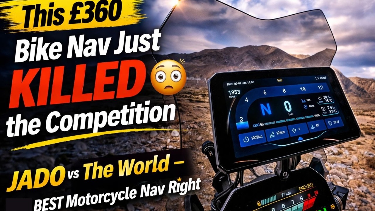 Война навигационных систем: JADO против Chigee против Garmin &ndash; лучшая мотоциклетная навигация 202...
