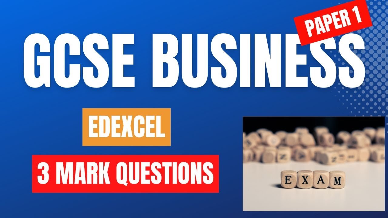 3 вопроса и ответа для проверки знаний 📌 — Часть 1 — EDEXCEL GCSE Business