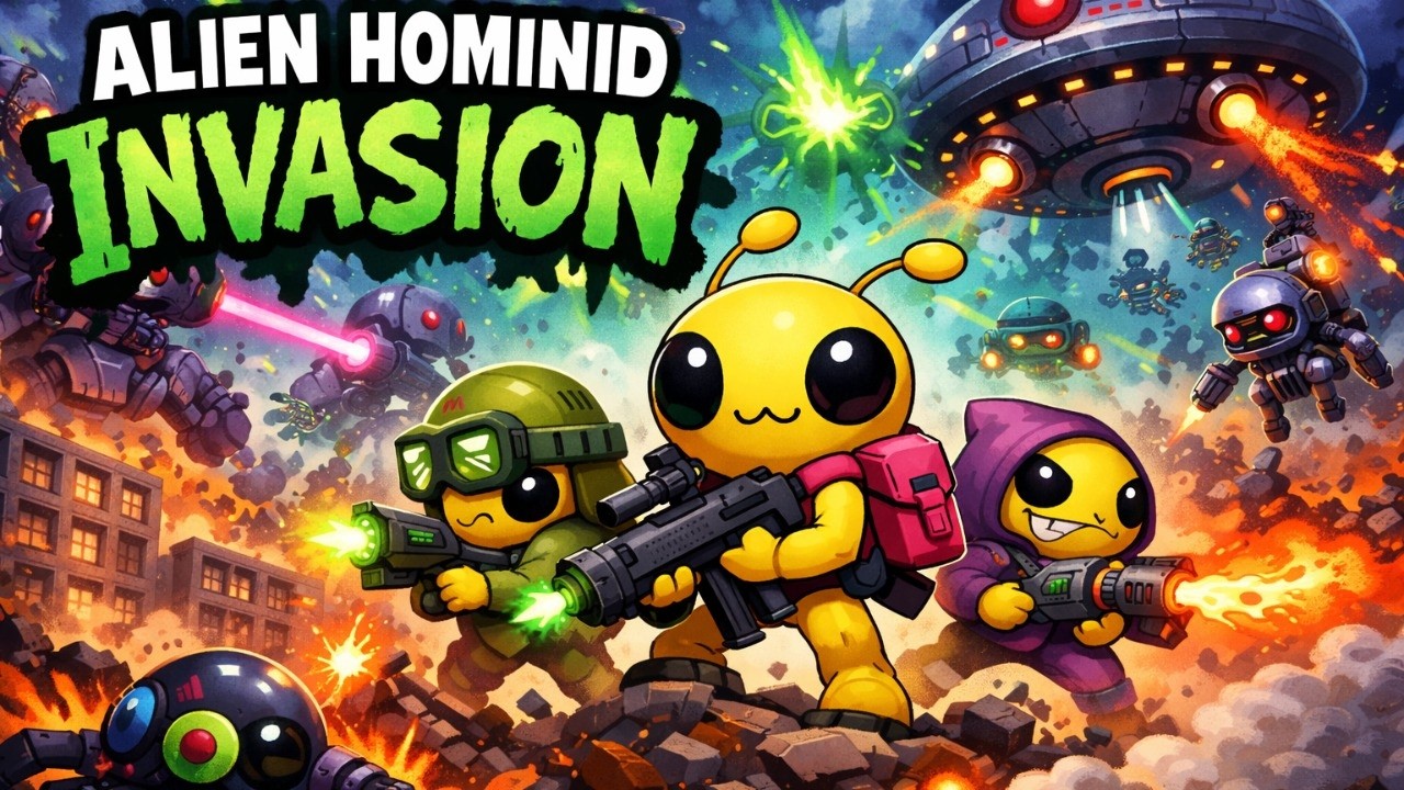 Making It To A Safehouse l Alien Hominid Invasion