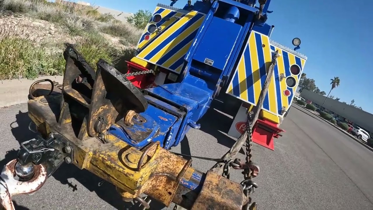 Moving an old pintle hitch style stand tank