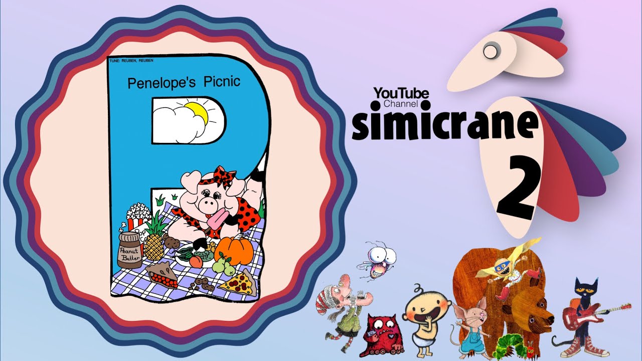 Penelope Pig 🐷 | Sing and Read Alphabet | simicrane 2