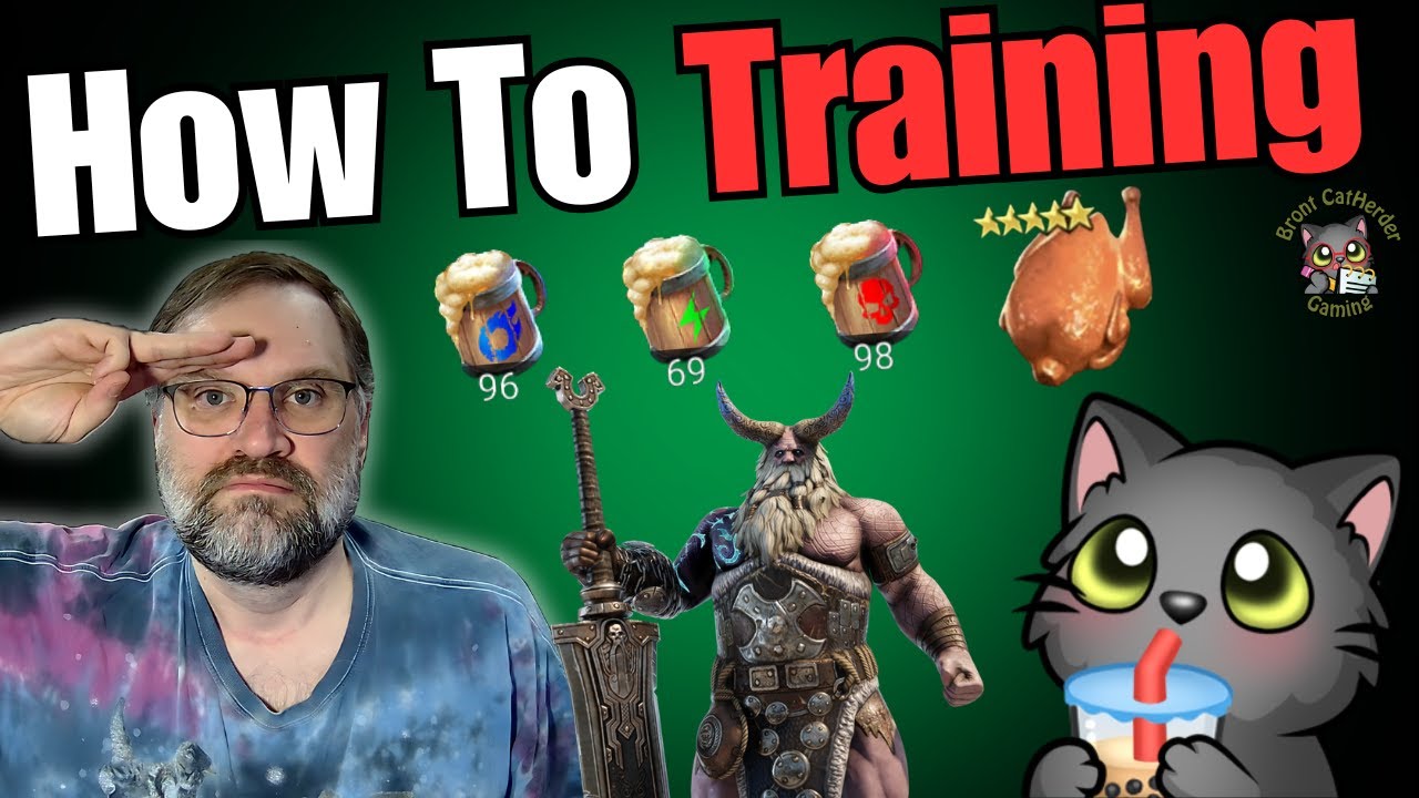 How to Train: Training Champions For Points and Growth Early - Raid Shadow Legends