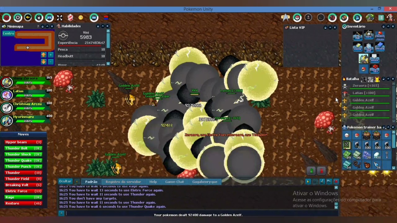 Novo Servidor de Poketibia 2021 - Pok&eacute;mon Unity Base lenda | 24 Horas | Box 15 e Box 16