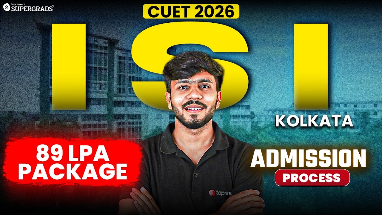 CUET 2026: ISI Kolkata Full Details | Dream College with CTC Up to 90 LPA 💰🤑 | Courses & Eligibility