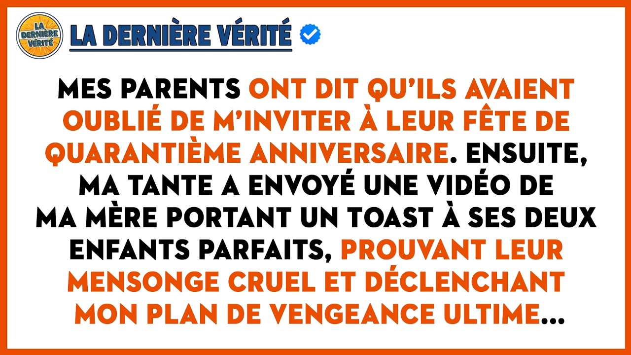 « On A Oublié De T'inviter », Disaient Mes Parents, Jusqu'à Ce Qu'un Toast Vidéo À Leurs «Enfants...