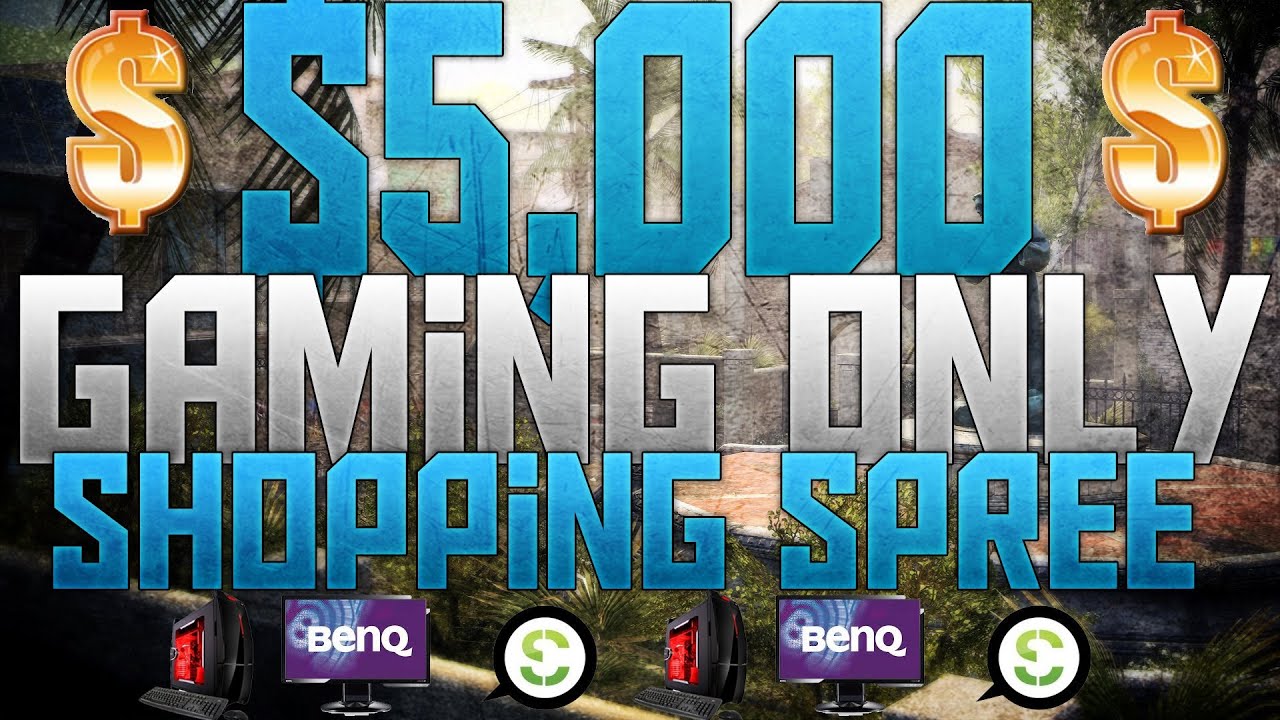 $5,000 Gaming Shopping Spree! What I Would Buy For Gaming/YouTube