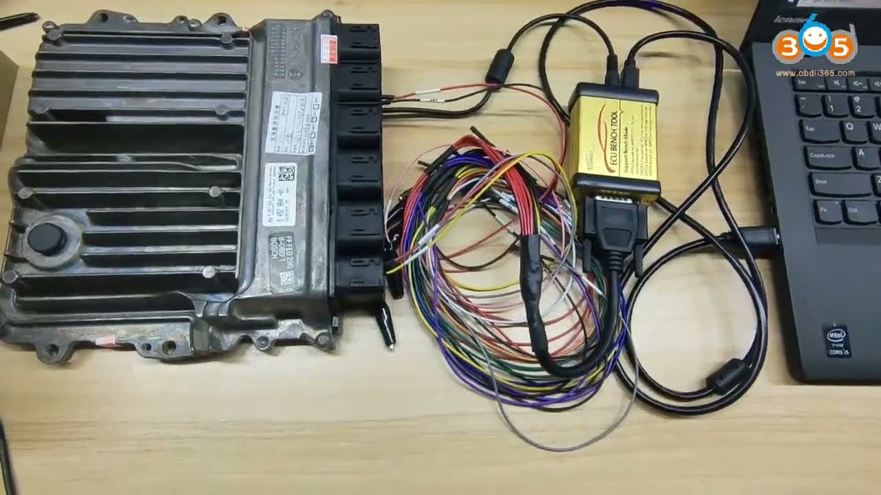 ECU Bench Tool read BMW MG1CS003 ECU EEPROM & Flash  obdii365