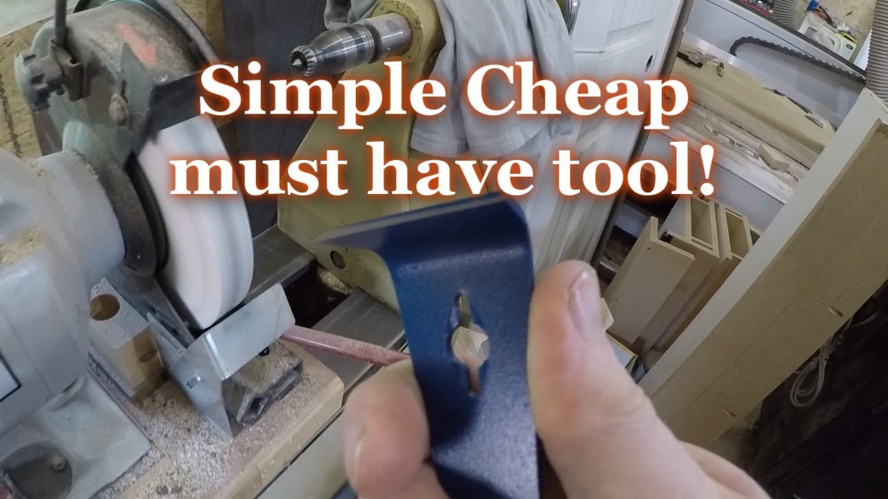 WOODWORKING MUST HAVE TOOL Cheap and easy must have scraper tool!