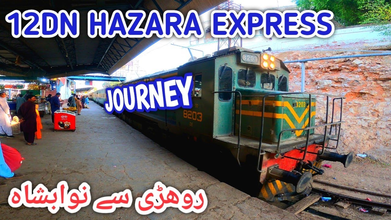 Exploring PAKISTAN'S Hazara Express from Rohri to Nawabshah!