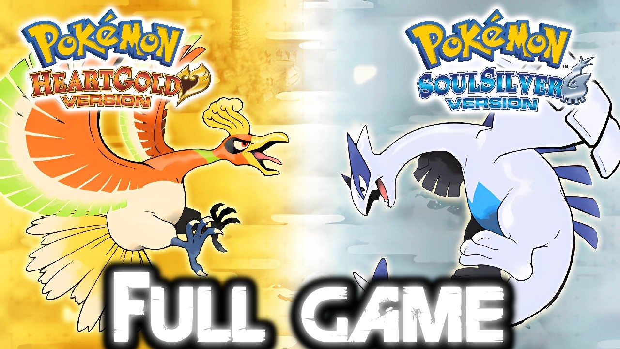 POKÉMON HEART GOLD & SOUL SILVER Gameplay Walkthrough FULL GAME (Nintendo DS)