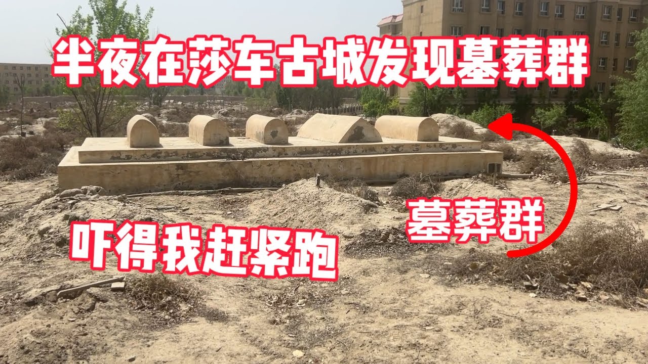 鐵牛旅行記392集/半夜在新疆莎車古城發現古墓群，嚇得我趕快跑，第2天帶石榴再去探究竟#狗是人类最忠诚的朋友 #環遊中國 #房車旅行 #新疆自驾游