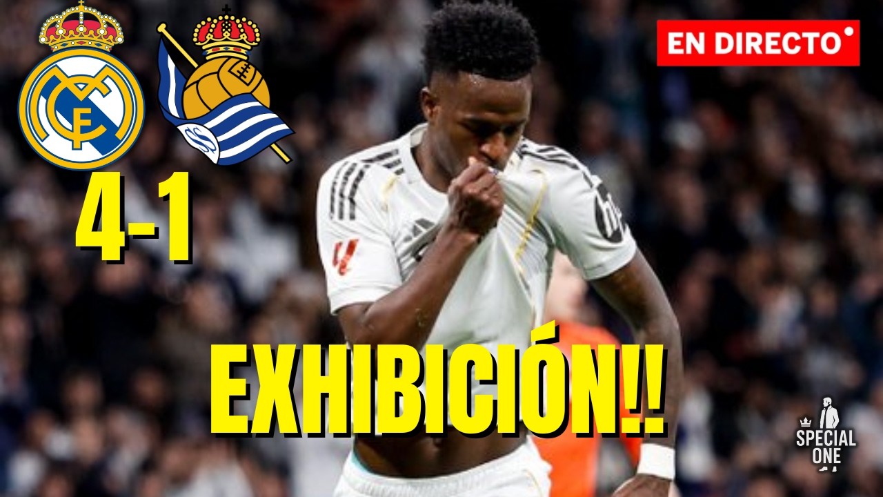 EXHIBICIÓN DE VINI!!!! REAL MADRID 4 - 1 REAL SOCIEDAD