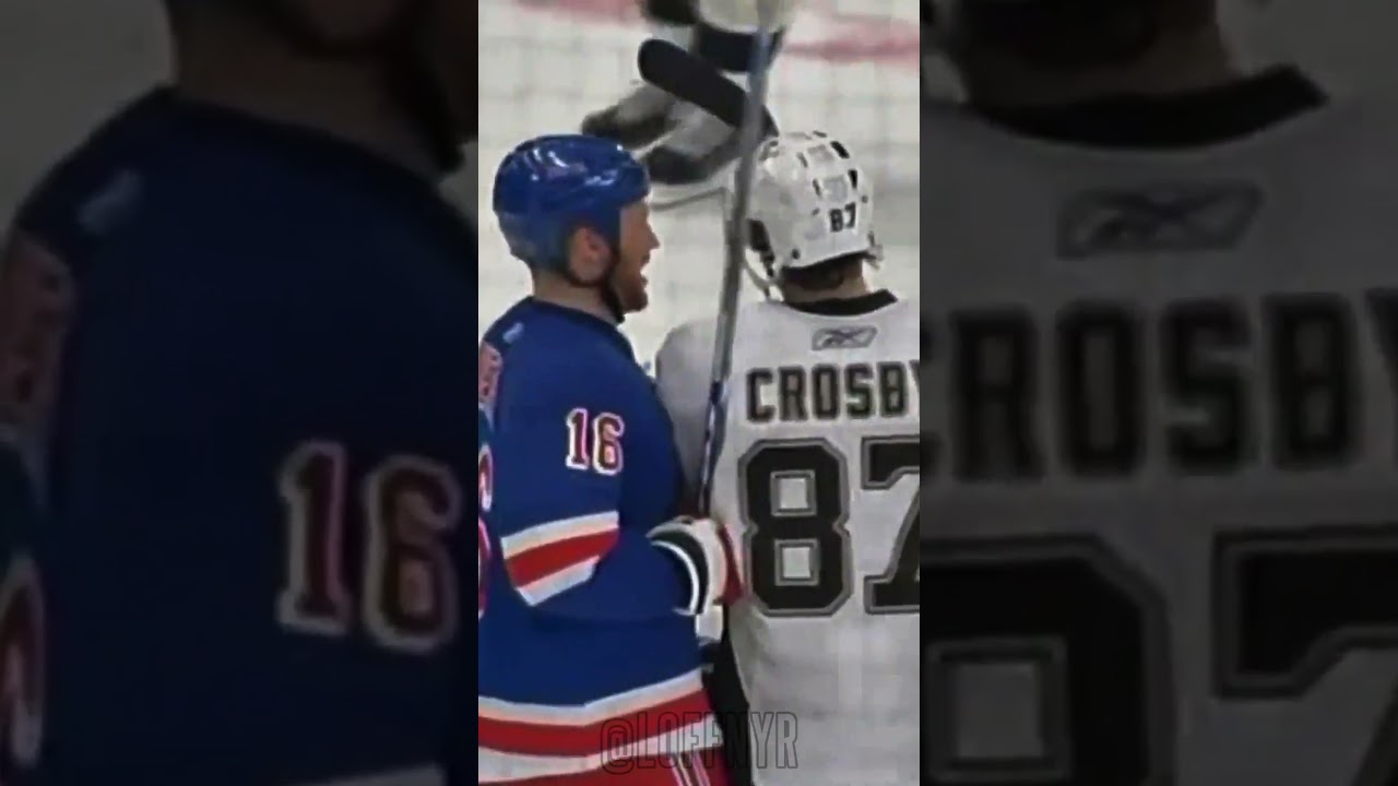 Sean Avery gets in Sidney Crosby's ear 🤨| 2007