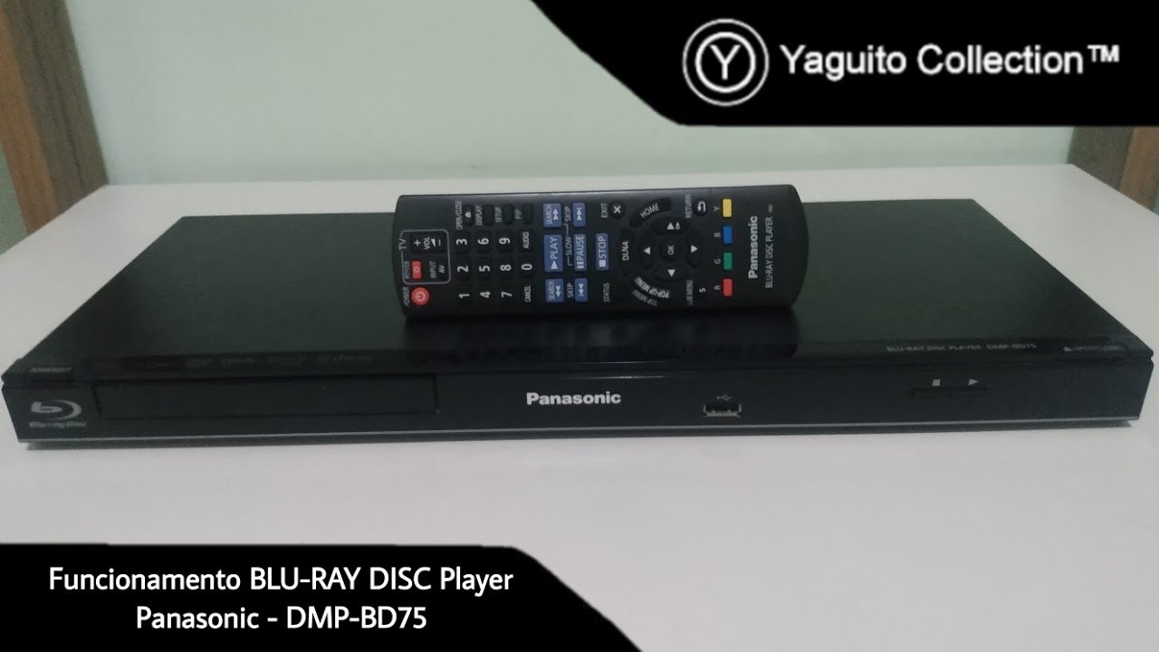 [NOVO QUADRO!] Funcionamento BLU-RAY DISC Player Panasonic - DMP-BD75