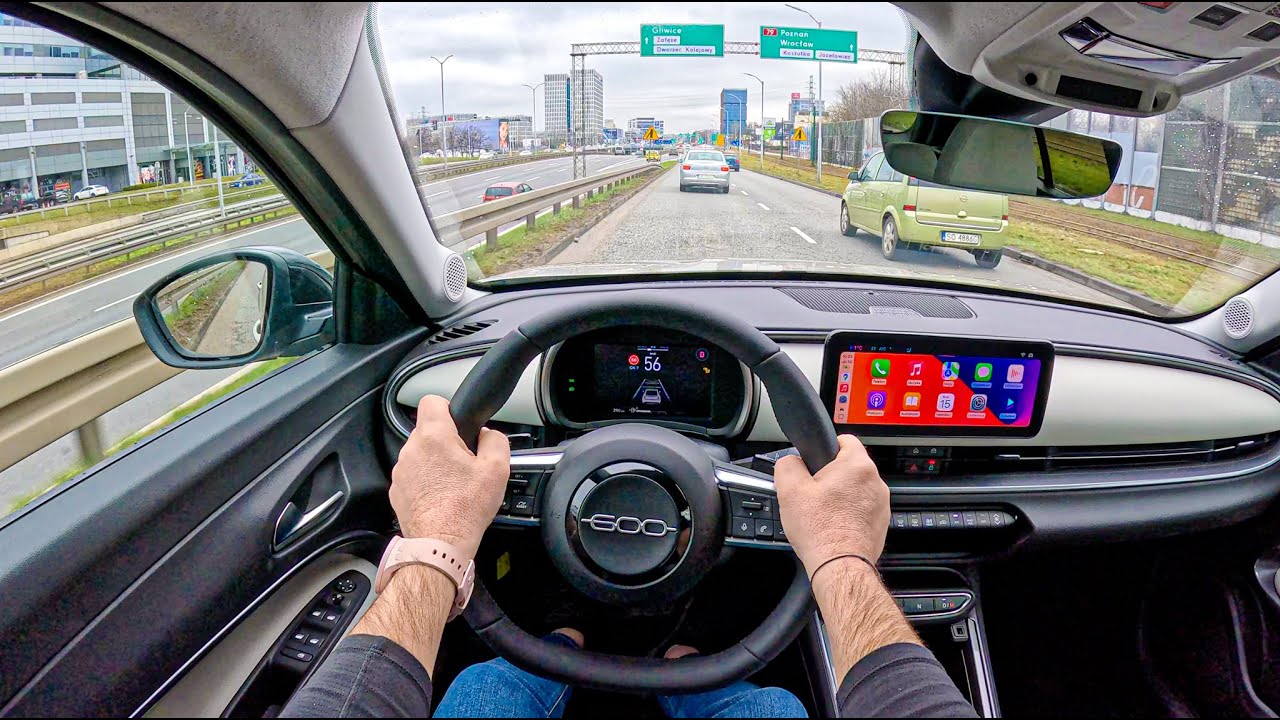 NEW Fiat 600 | 1.2 hybrid 100 hp | POV Test Drive 