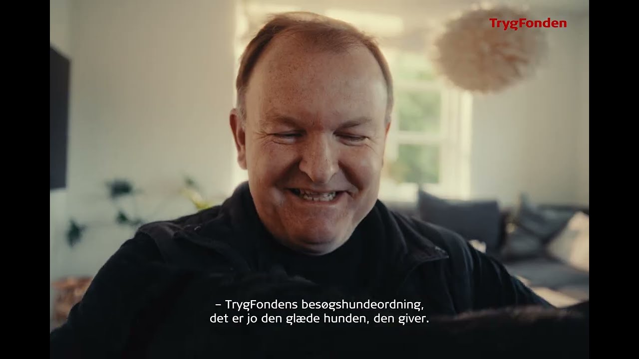 Jesper er frivillig hos TrygFonden Besøgshunde