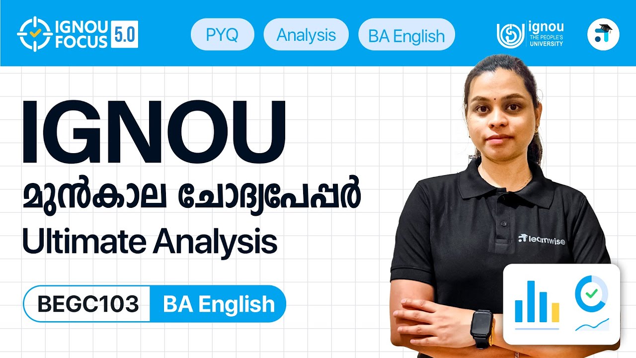 BEGC 103 Indian Writing in English | BA English | IGNOU PYQ Analysis | Kerala's No.1 IGNOU Coaching