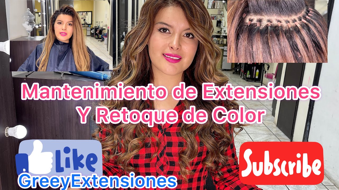 🌸Mantenimiento de Extensiones de Cabello y Retoque de Color🌸