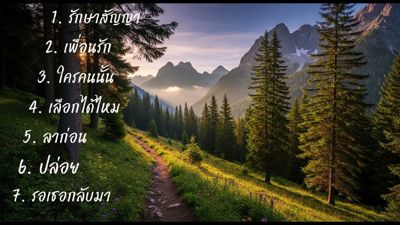 รักษาสัญญา. เพื่อนรัก. ใครคนนั้น - เพลงแบบเศร้าๆ - อกหัก