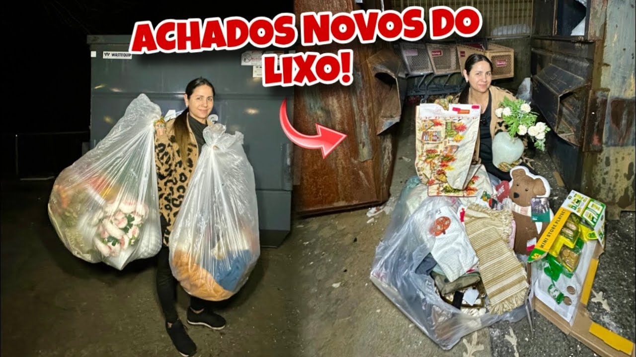 Dumpster Diving! Achados novos do lixo dos Estados Unidos!🇺🇸