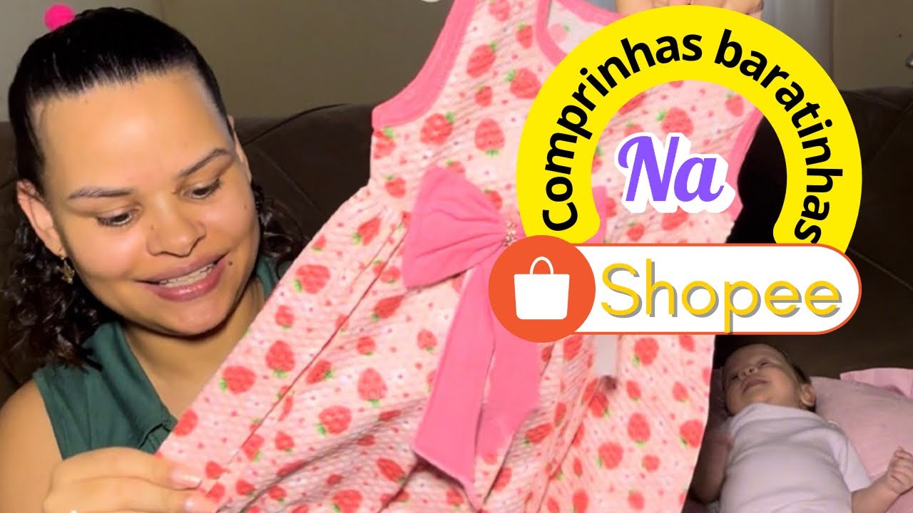 COMPRINHAS NA SHOPEE: vestidinhos de bebê lindos e baratinhos.