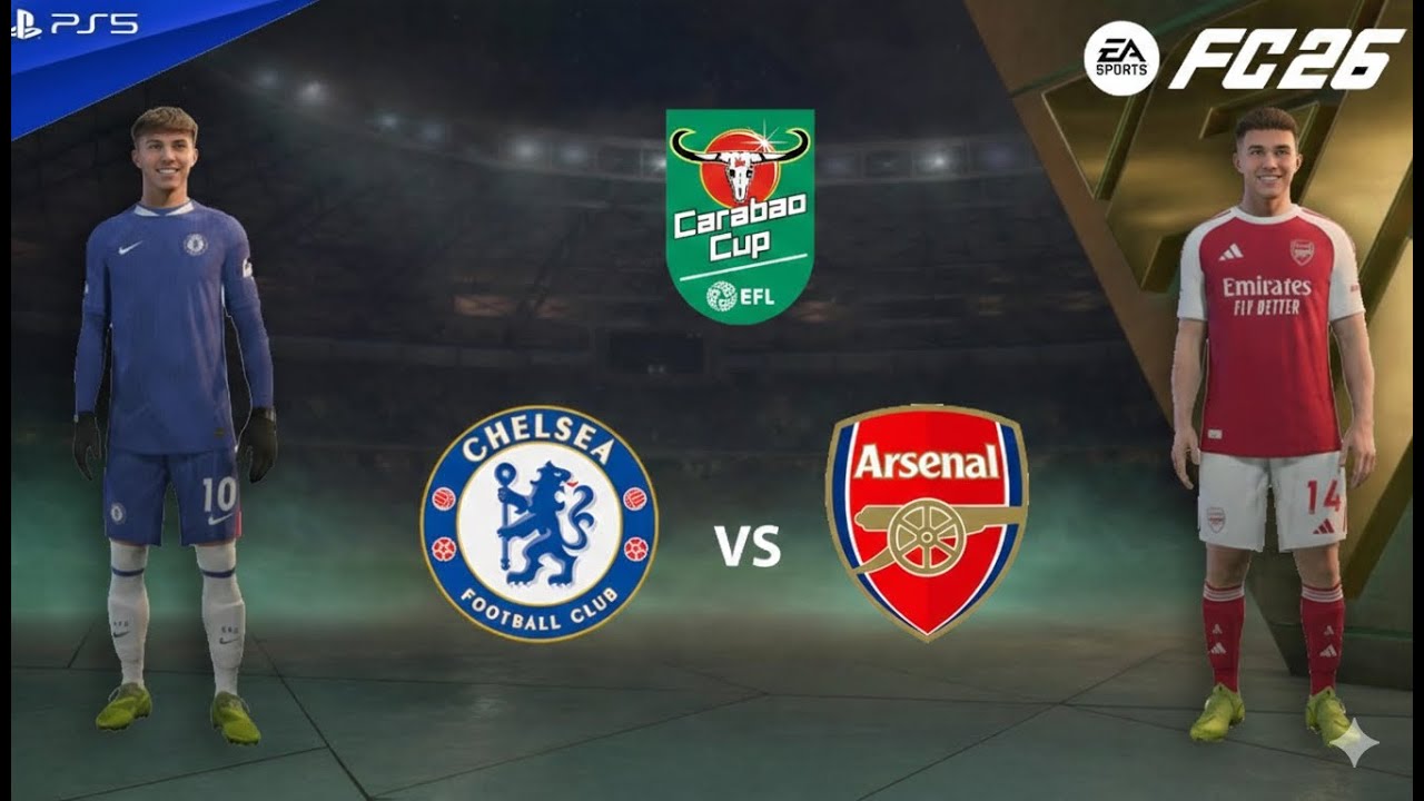EA FC 26 - CHELSEA vs ARSENAL | CARABAO CUP | Stamford Bridge STADIUM [PS5™ 4K 60FPS]