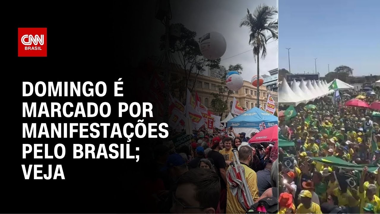7 de Setembro: Domingo é marcado por manifestações pelo Brasil | CNN BRASIL