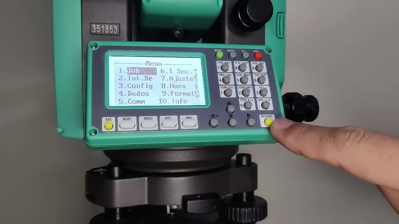 STEC Axis 2: Como Criar uma Nova Obra na Estação Total