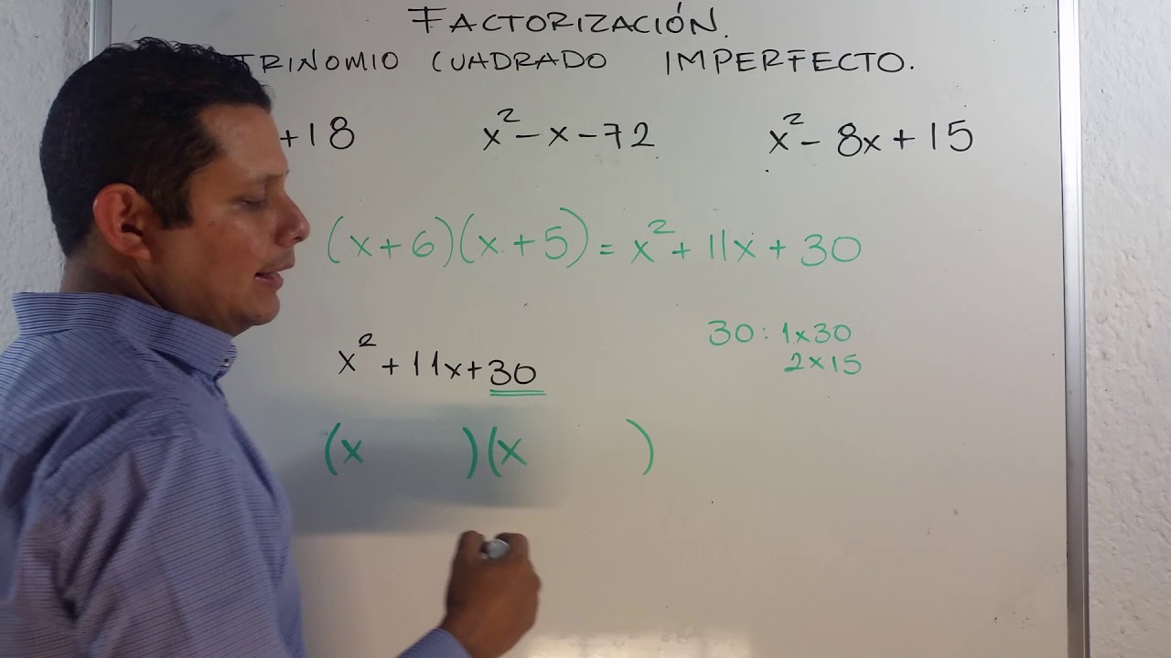 FACTORIZACIÓN -  TRINOMIO CUADRADO IMPERFECTO CASO I
