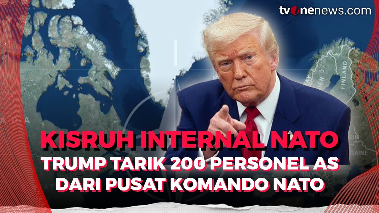 Trump Tarik 200 Personel AS dari Pusat Komando NATO, Ada Apa? | OneNews Update