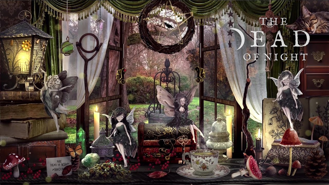 Fairy Altar Ambience 🧚🍄🗝️🍂🕯️ | A Whimsical Autumn | English Garden in the Autumn Sounds/ASMR