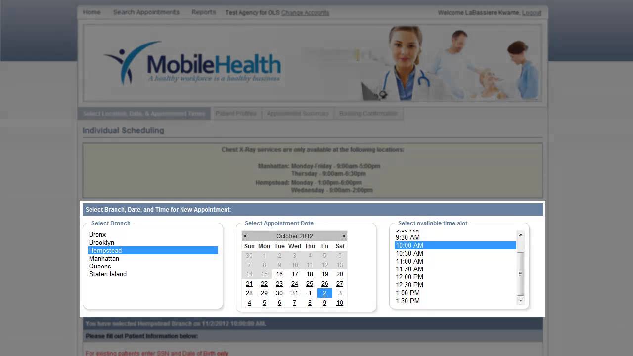Mobile Health #1 - How to make an appointment
