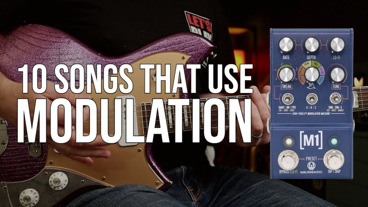 10 Awesome Uses of Modulation Effects in Songs | Walrus Audio M1 Modulation Machine (Pedal Demo)