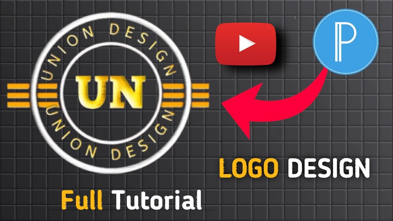 YouTube Logo Kaise Banayen  |  How To Make Professional Logo On Android | Pixellab Tutorial‎