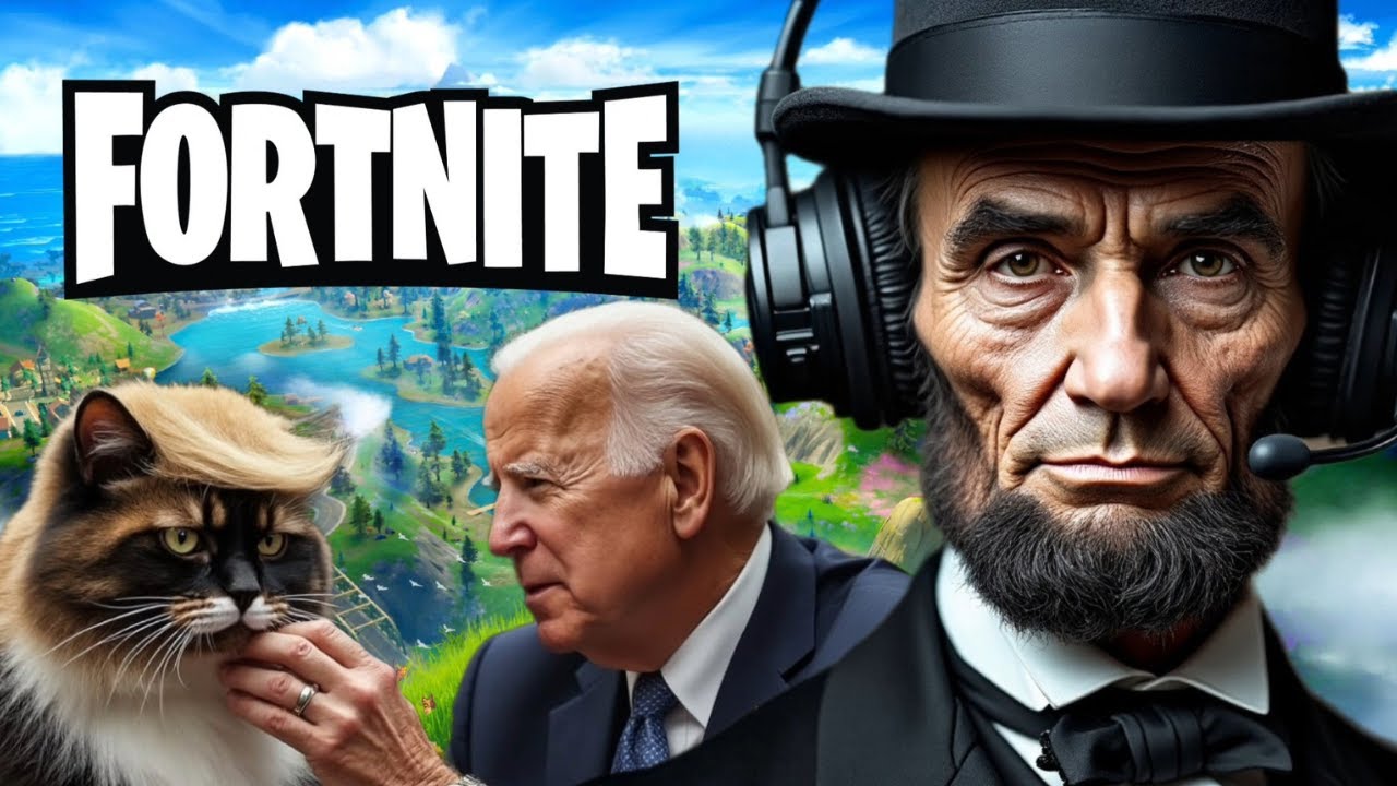 *NEW* U.S Presidents Play Fortnite ft. Abraham Lincoln