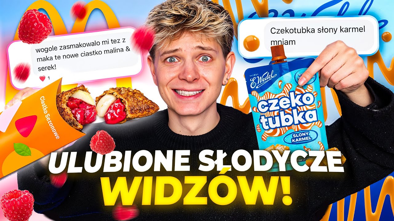 TESTUJĘ ULUBIONE SŁODYCZE WIDZÓW 😱| Dominik Rupiński