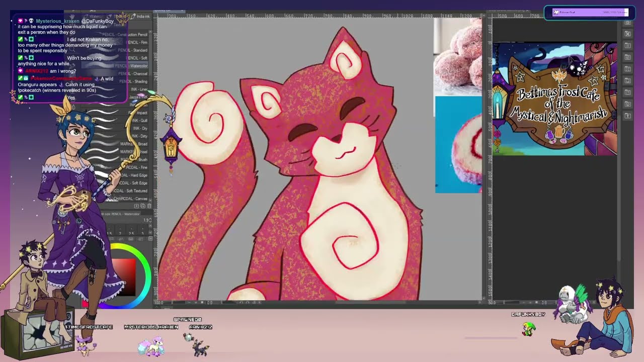 BettmiusFrost art whimsical cat then plays Slime Rancher 2 pt4 | 12-27-25