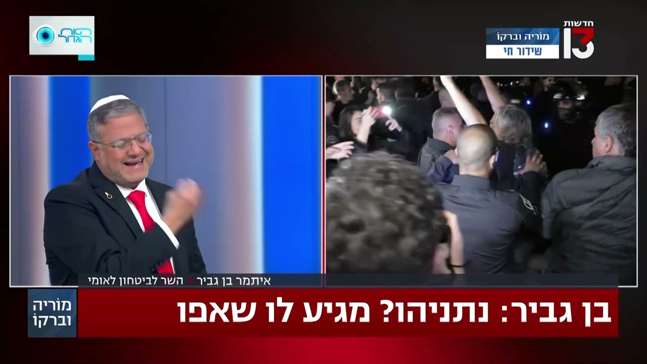 ראיון מיוחד של השר לביטחון לאומי, איתמר בן גביר אצל מוריה וברקו על הנושאים הבוערים 