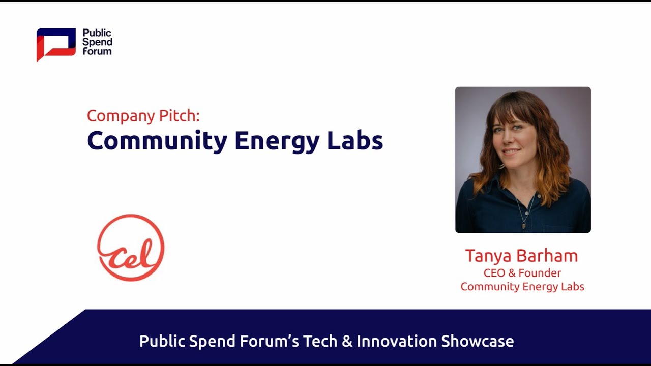 Community Energy Labs: Pitch at GovShop Tech & Innovation Showcase