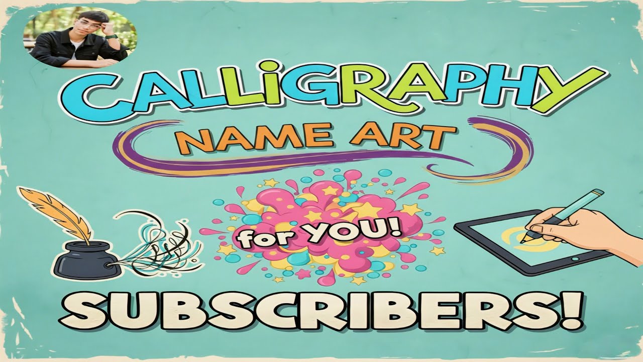 Subscribers Name Writting 