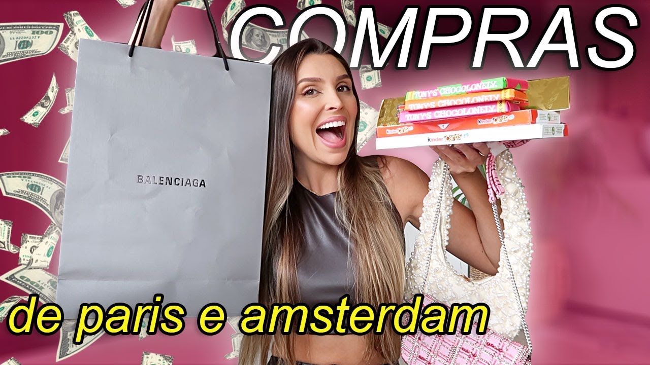 COMPRAS DA VIAGEM PRA EUROPA: muito chocolate, makes e uma BALENCIAGA | Julia Tedesco
