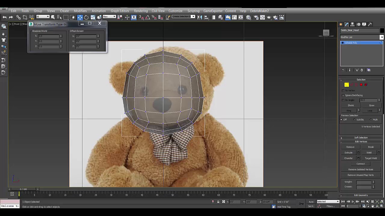 Modeling a Teddy Bear in 3DS Max