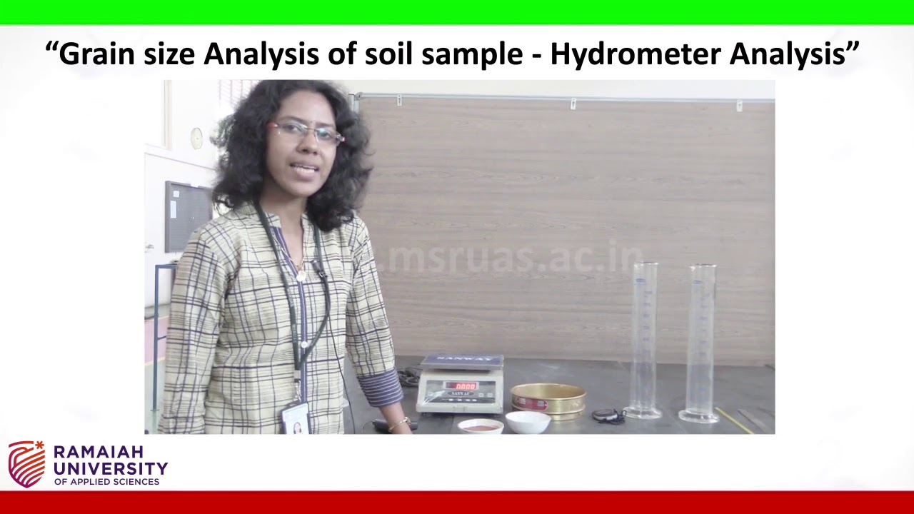 Grain Sizeanalyss Of Soil Sample  Hydrometer Analysis