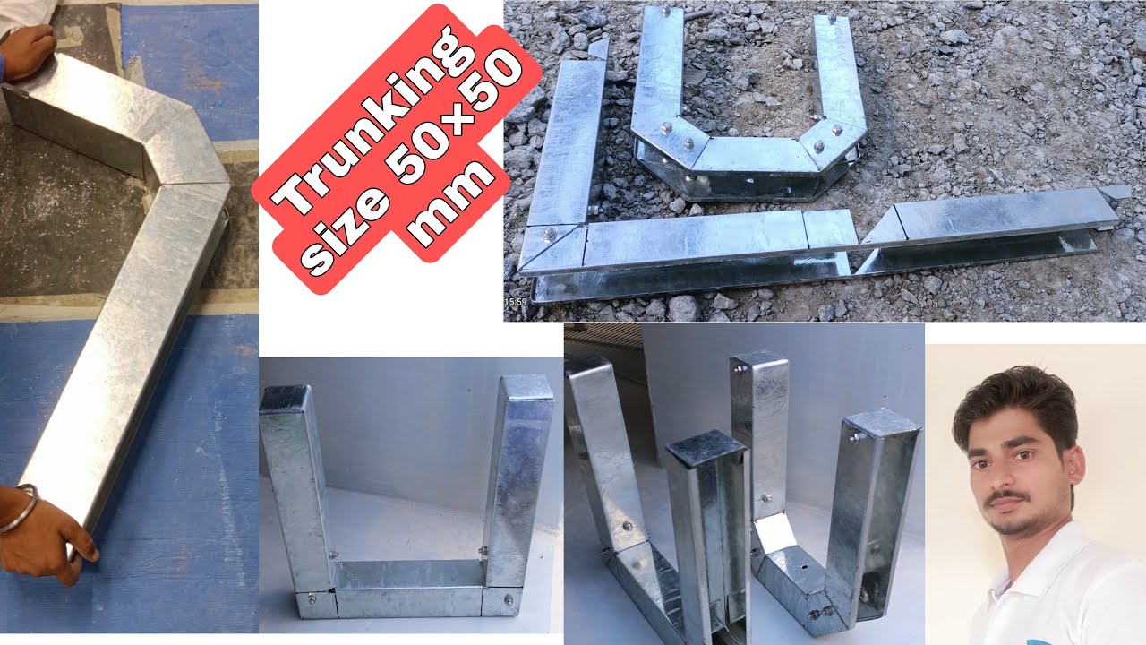 Trunking ka band kaise banate hain ||  Cable Tray me Bend Kaise Banaye || Trunking cutting formula